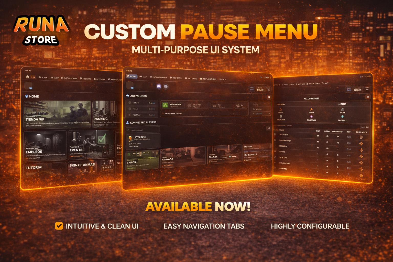 PAUSE MENU