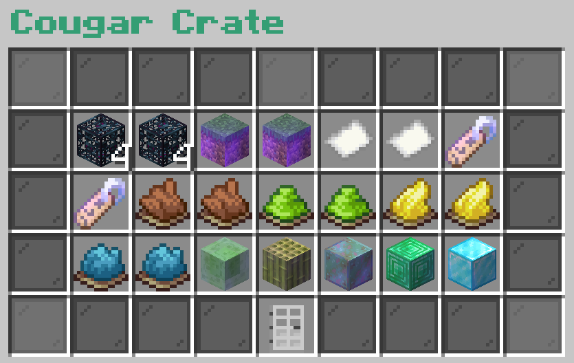 Cougar Crate Key