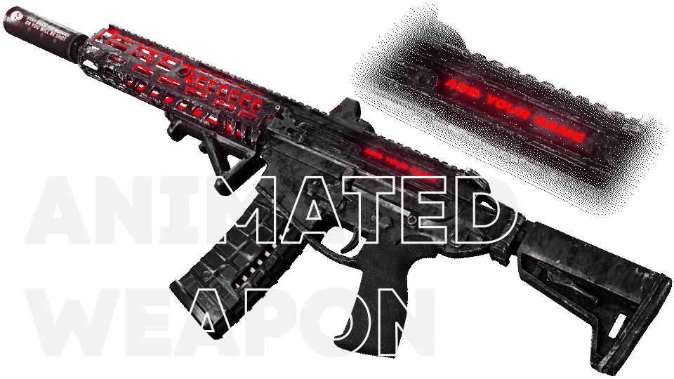 REDLINE FANG Changeable Nametag [Animated]