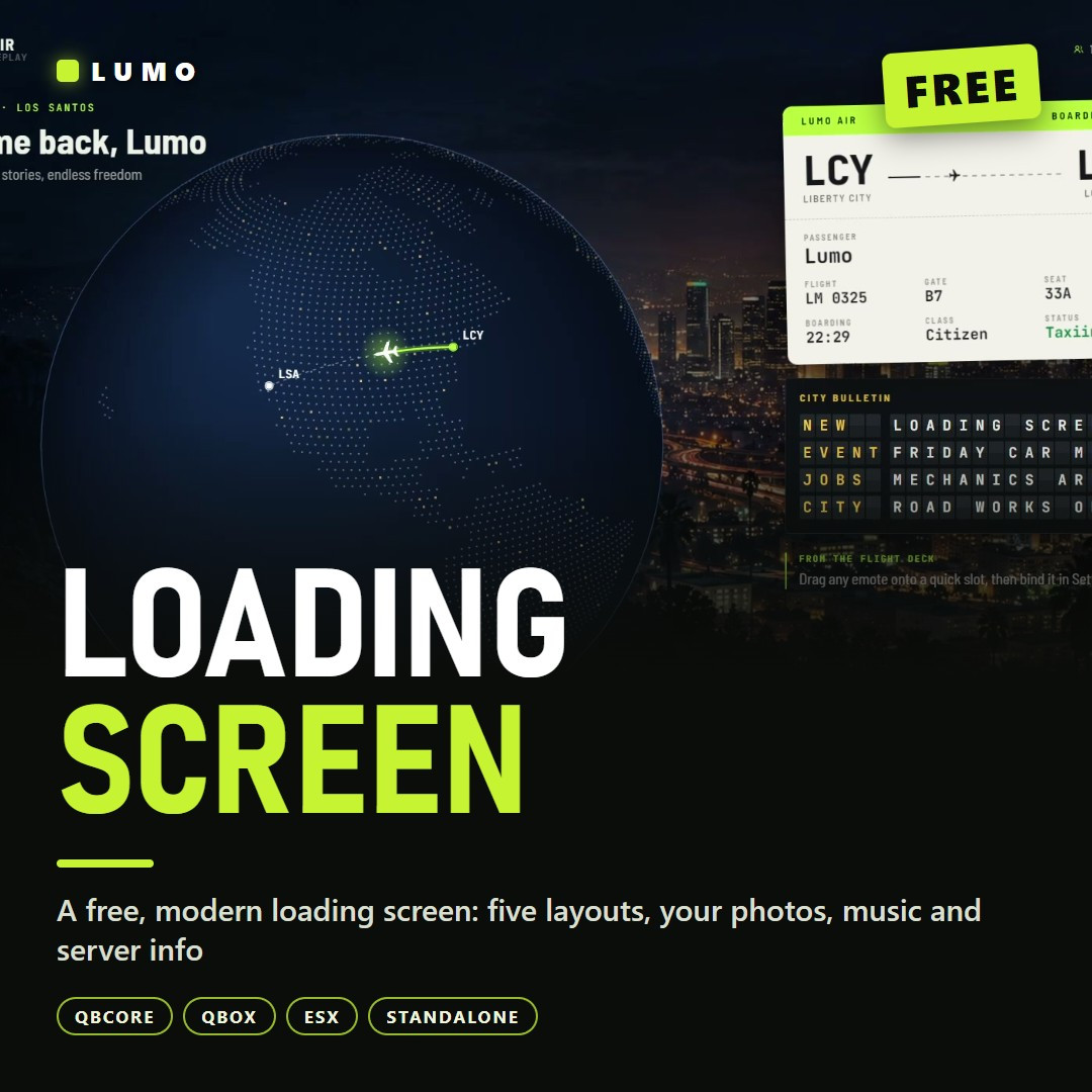 Lumo Loading — Animated Loading Screen (Free)