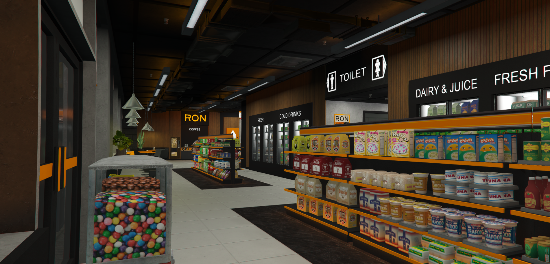 Ron Gas Station + Coffee + Car Wash Business + Buy/sell store included - Paleto