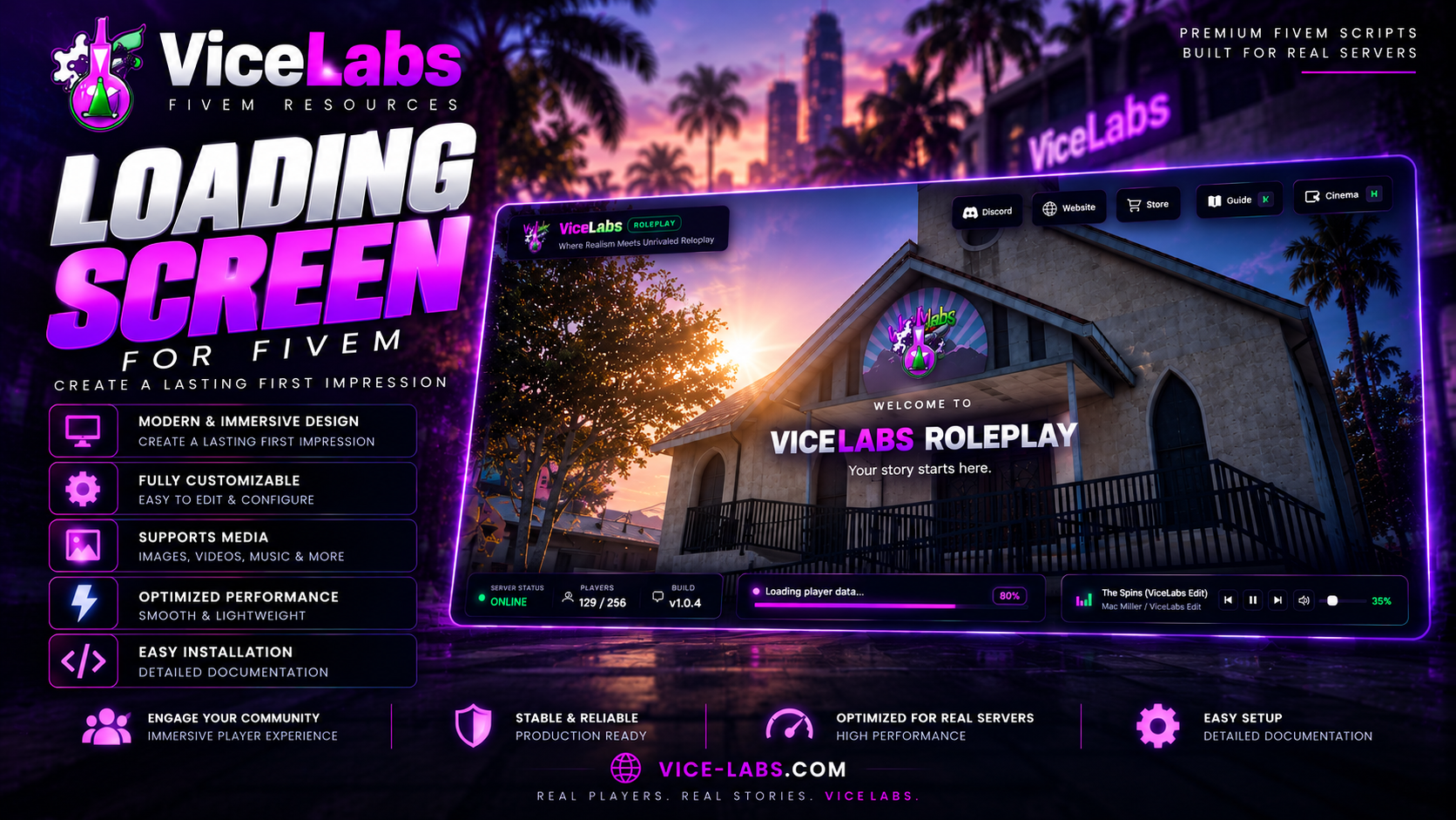 Premium Loadingscreen in-game preview
