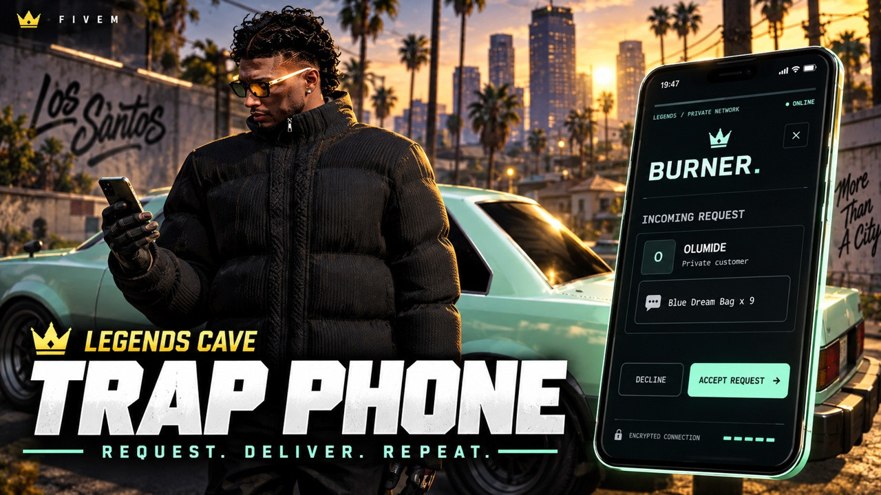 Legends Trap Phone | Burner Phone & NPC Deliveries product artwork