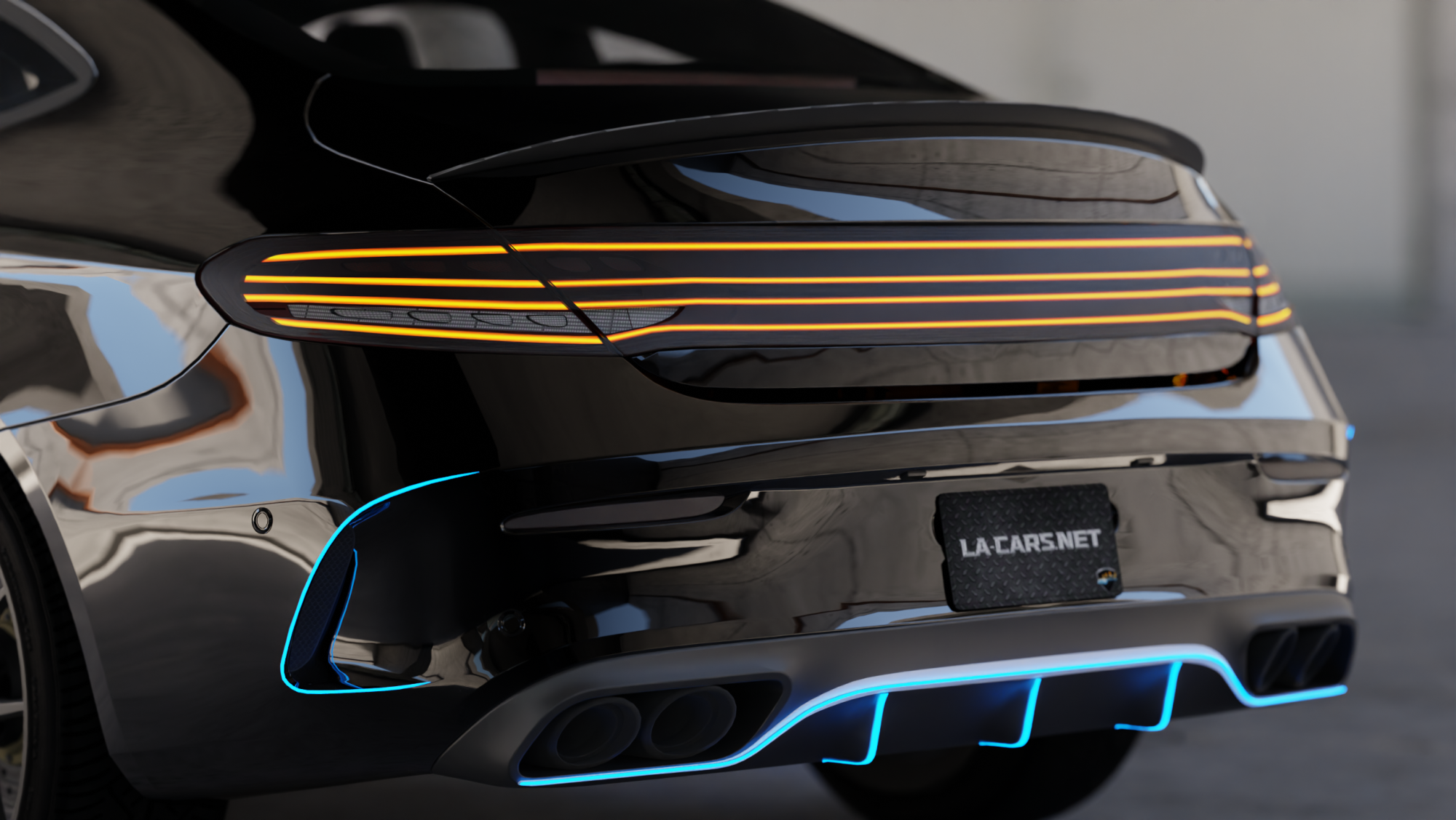 Benefactor Veloce Animated Lights view 4