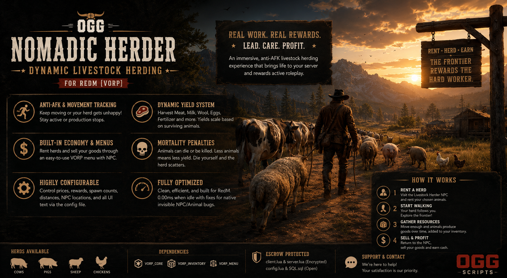 OGG Nomadic Herder | Dynamic Livestock Herding