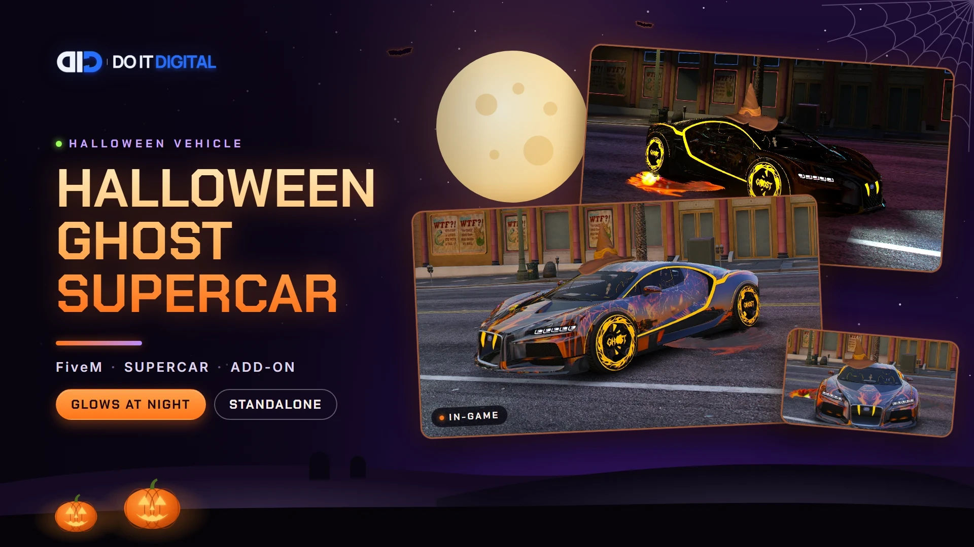 Halloween Ghost Supercar