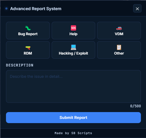 Advanced Report System