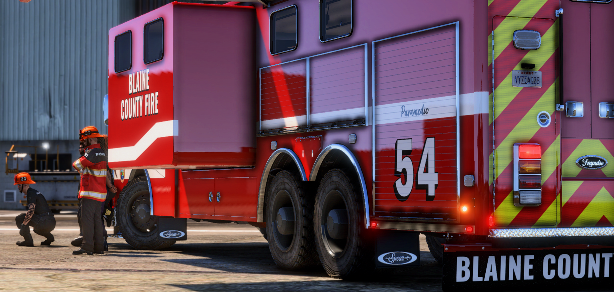 Spear Impulse Mobile Command Fire Truck