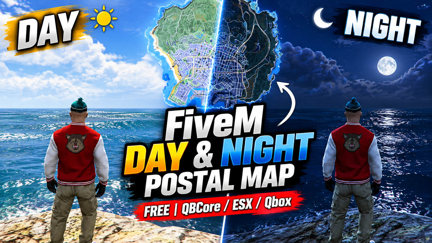 Lumo Postal Map – Day & Night (FREE)