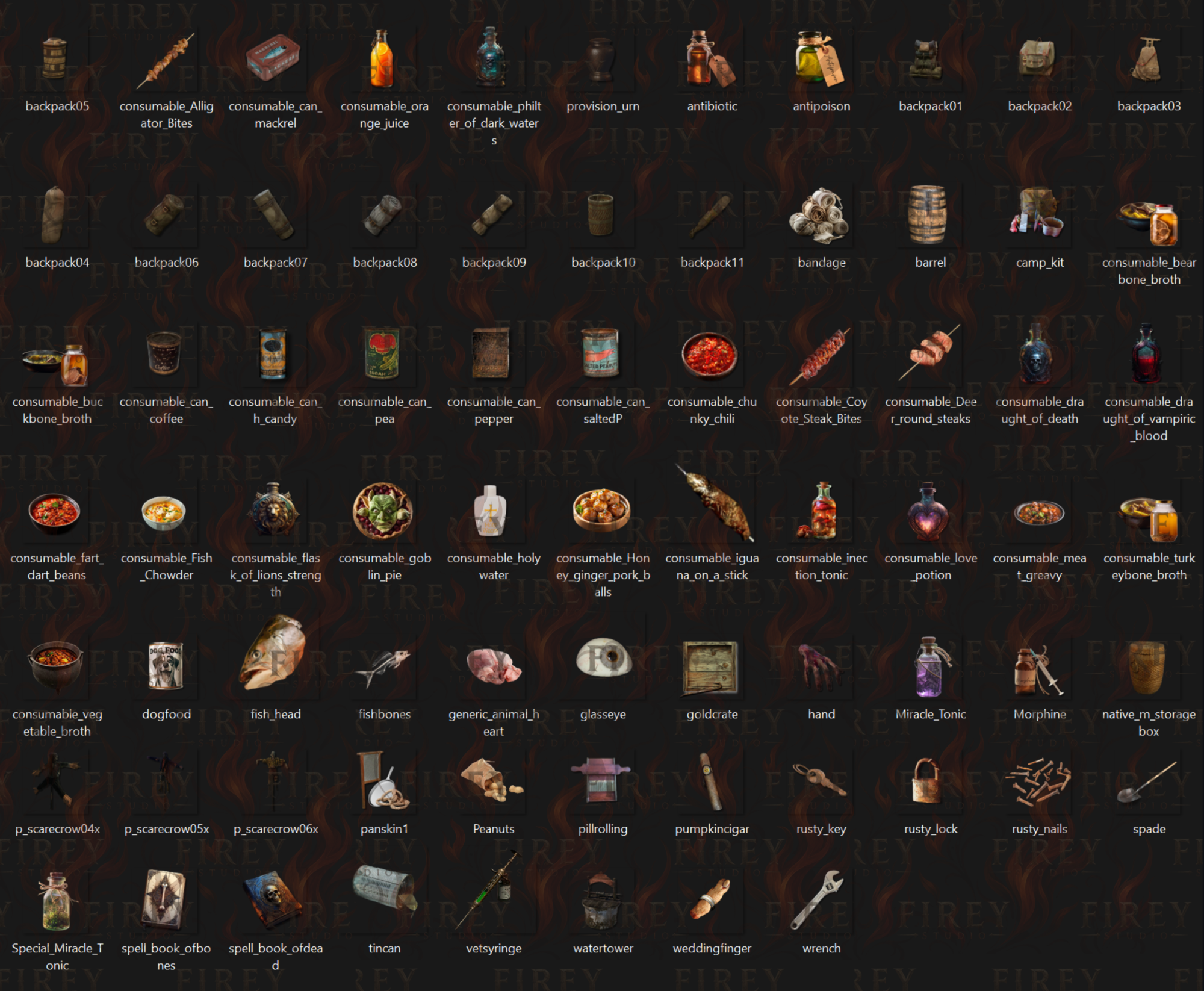 Survival/Fantasy Icons