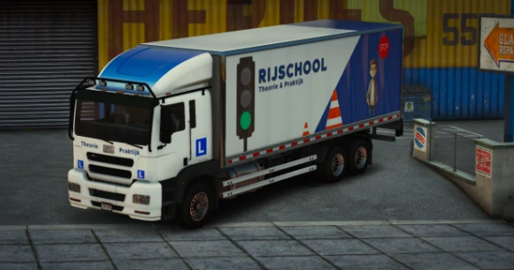 Rij les Vrachtwagen