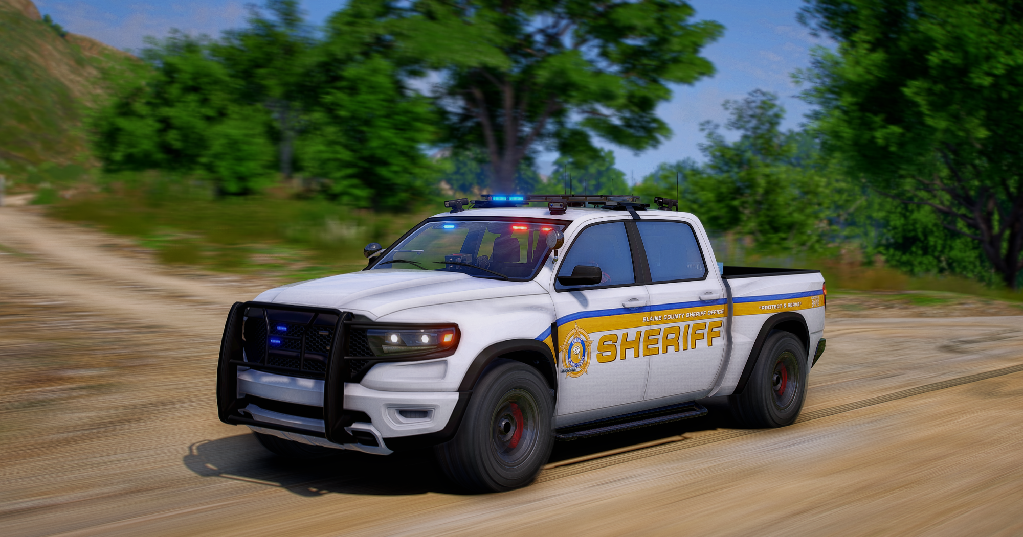 Police Pack v2.2 ( Red&Blue - White&Blue )
