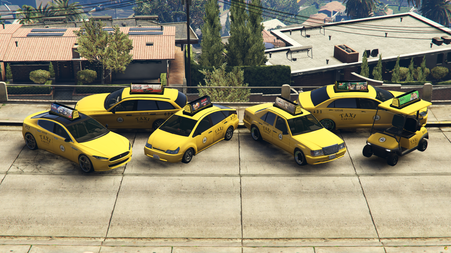 Ansicht 1 - GEIGRO Taxi für FiveM: Taxi Pack