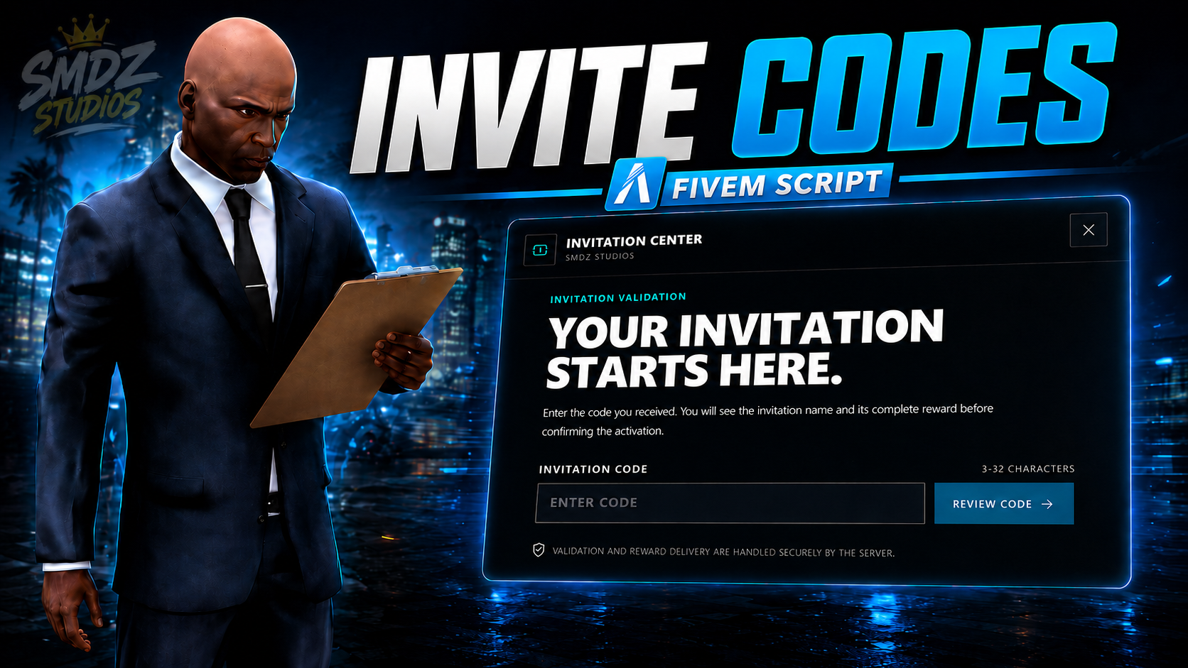 [ESX/QB/QBX] Invite Codes