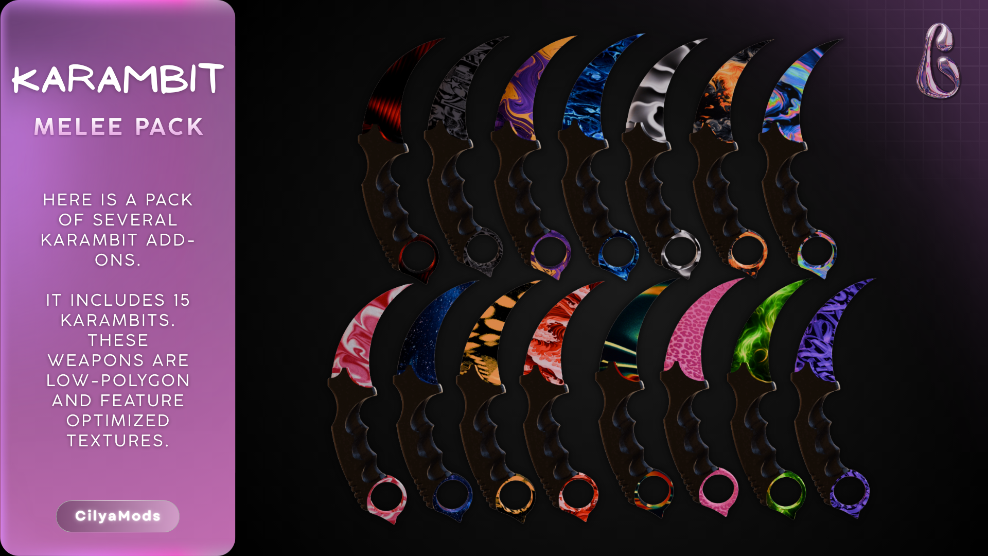 LF Karambit Melee Pack