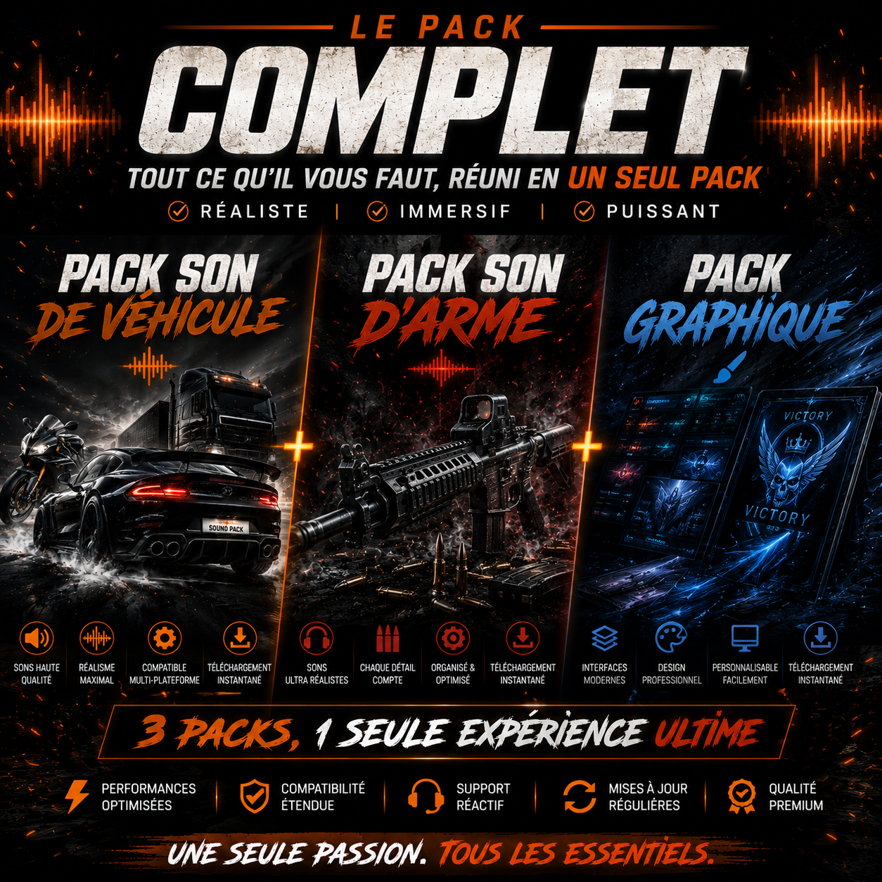 Pack COMPLET (graphique et sons)