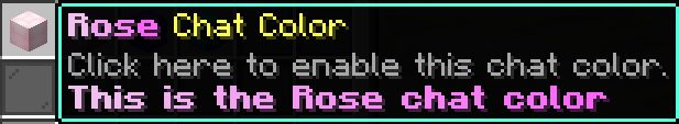 Rose Chat Color