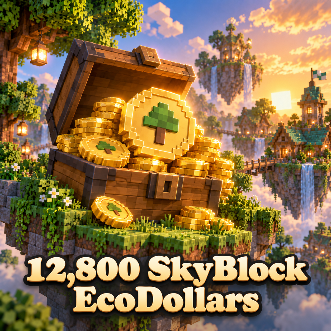 12,800 SkyBlock EcoDollars