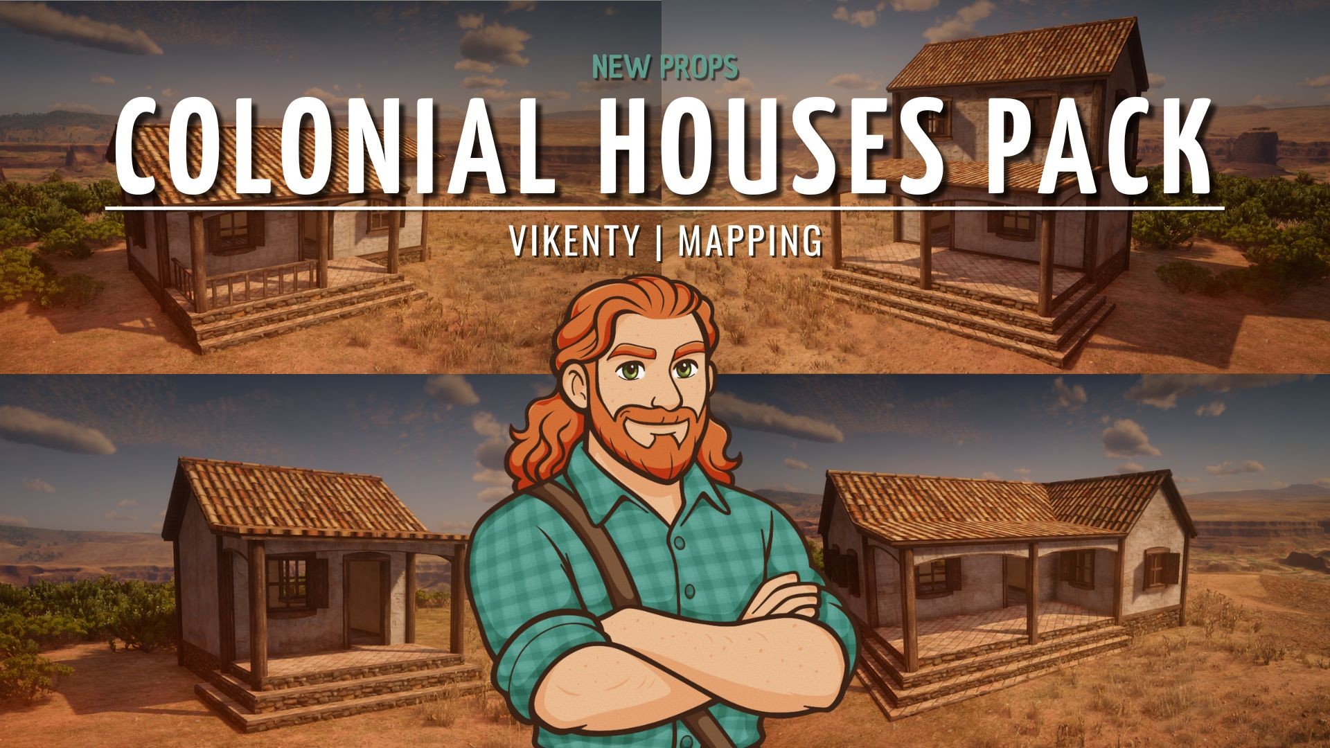 Colonial Houses Package | 01
