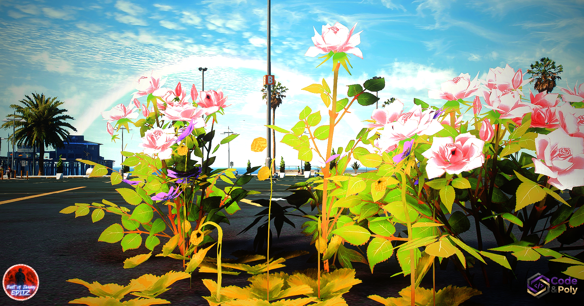 Code & Poly Blumen Props
