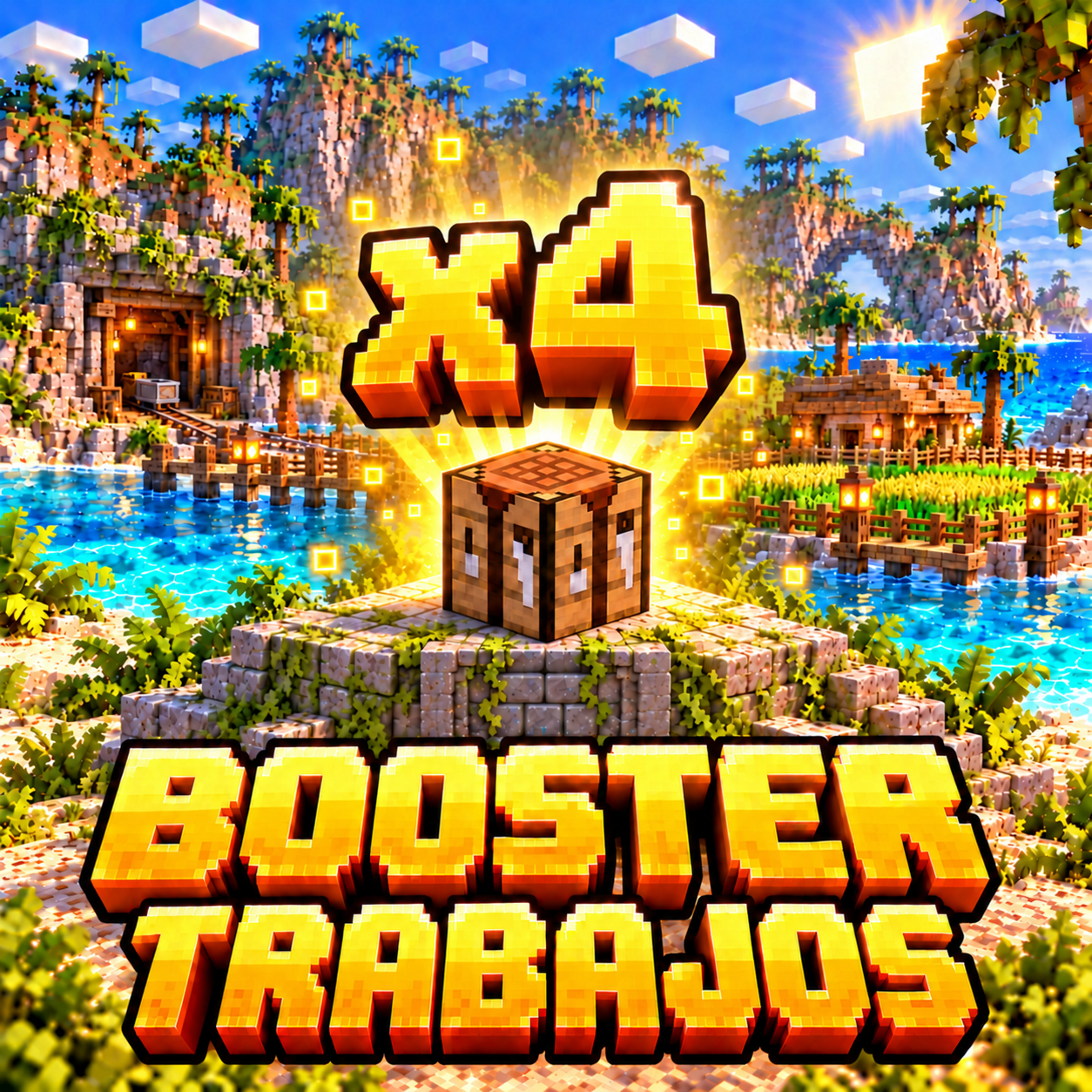 ⚒️ Booster Trabajos x4