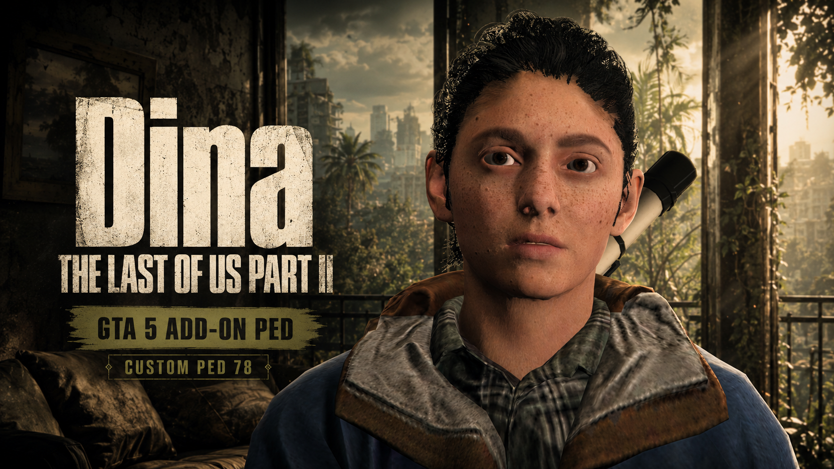 Dina - The Last of Us Part II | FiveM Custom Ped 78