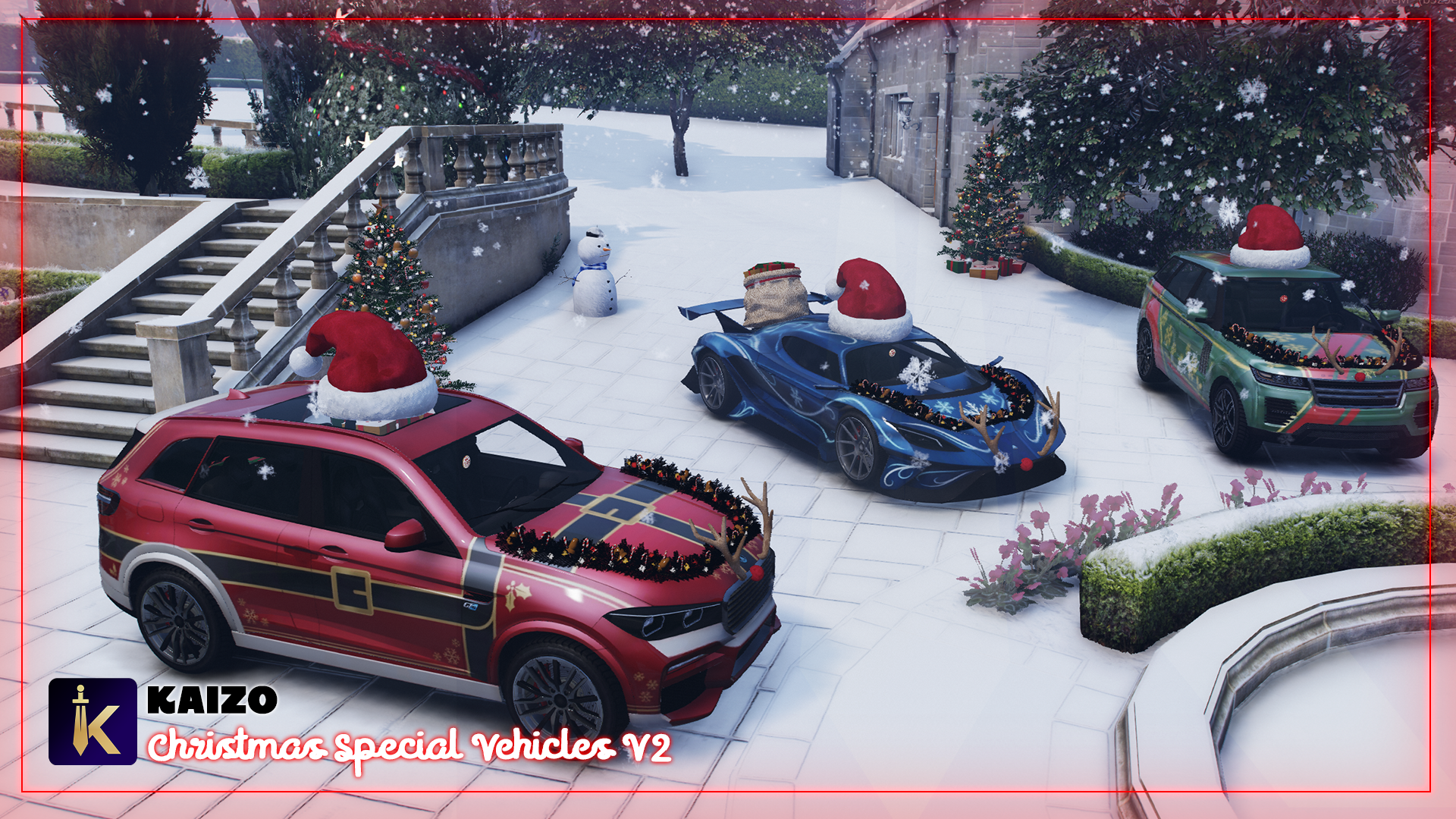 Christmas Special Vehicle Pack V2 (5 Cars)