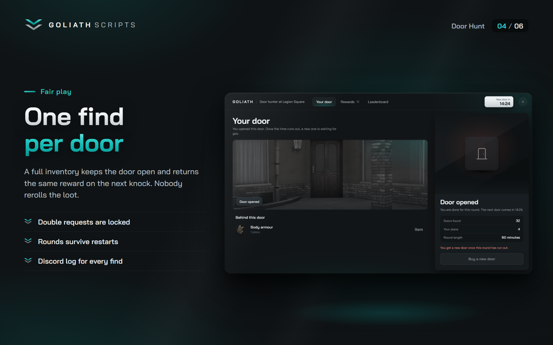 Door Hunt FiveM script, screenshot 4