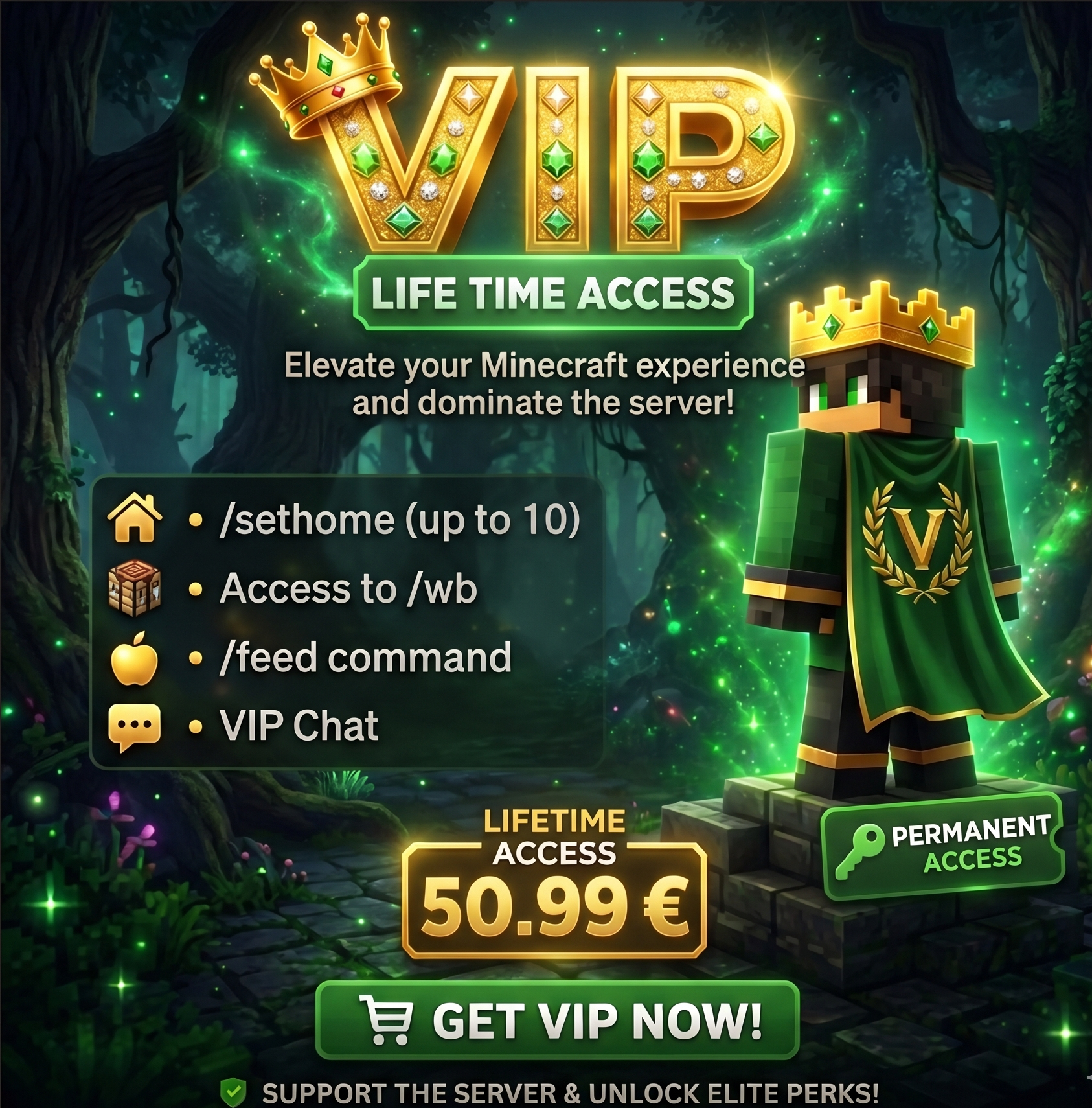 Galactic-VIP Rank (Lifetime +3000 AstroCoins Bonus)
