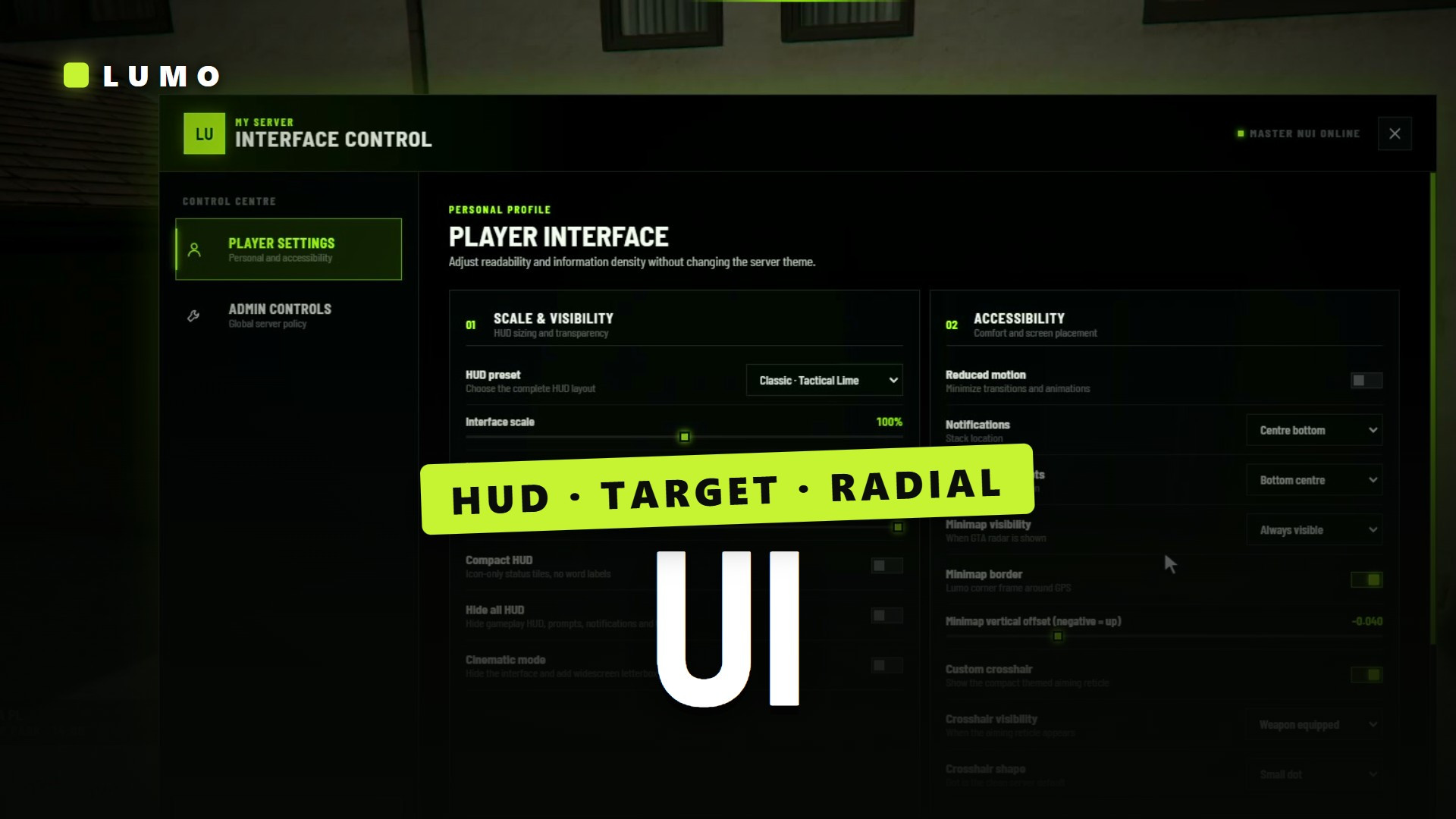 Lumo UI — HUD & Interface Suite (Escrow)