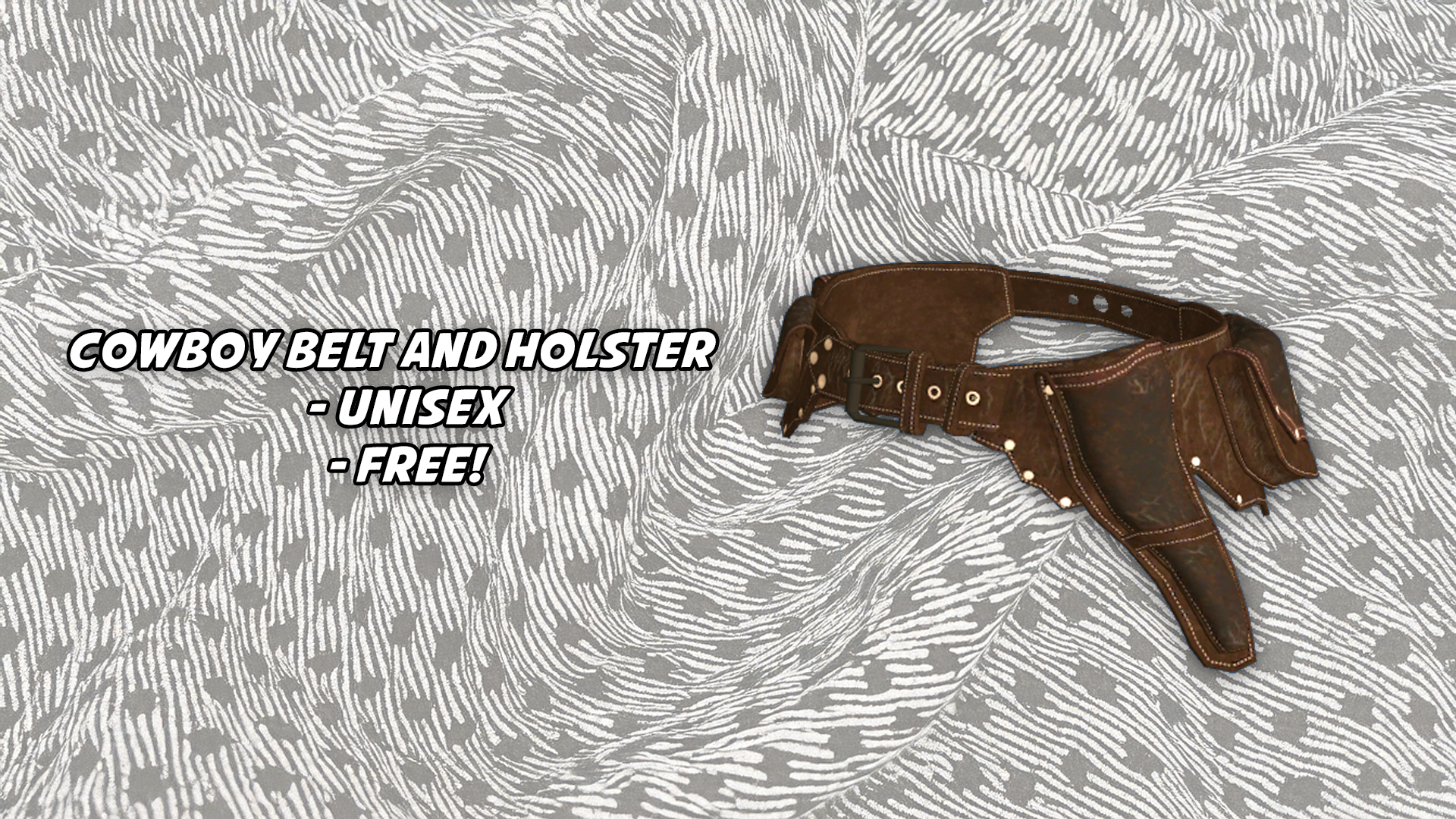 Unisex Cowboy Belt