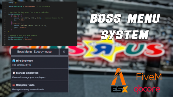 Spoogys Boss Menu System