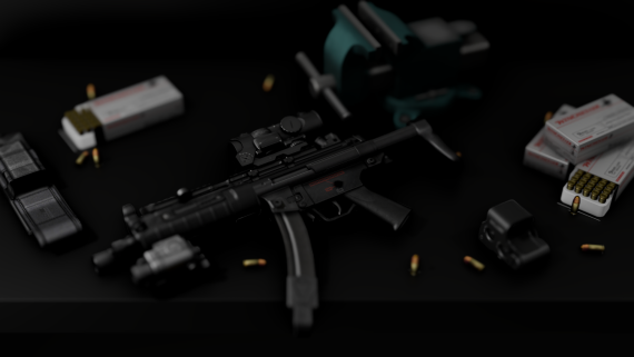Redline MP5 With Attachments