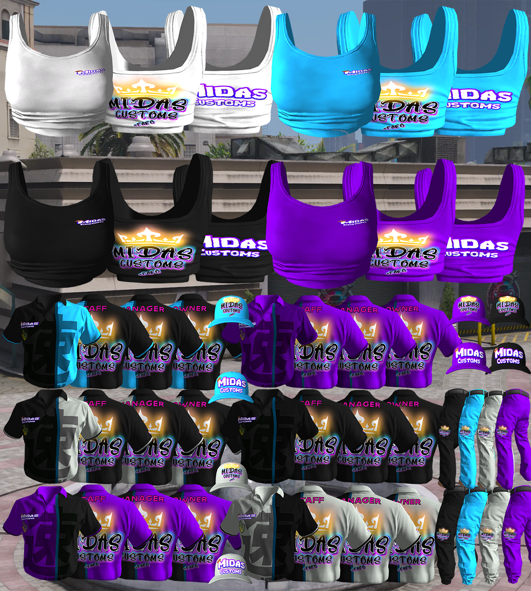 Midas Customs Uniform Bundle v2
