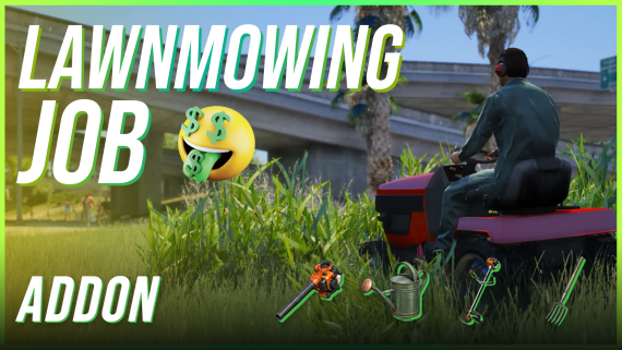 Lawnmowing job - Multiplayer and tools DLC