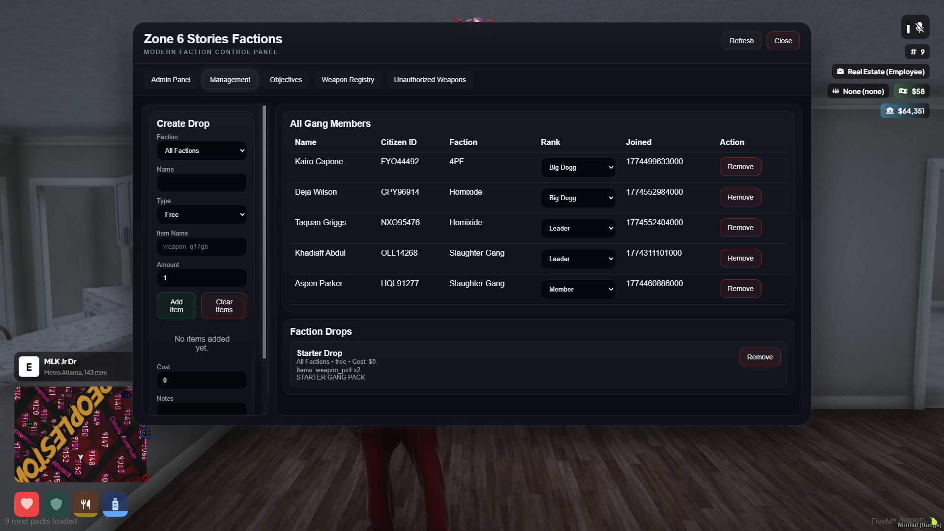 Advanced Factions Management [ESX/QB/QBOX]