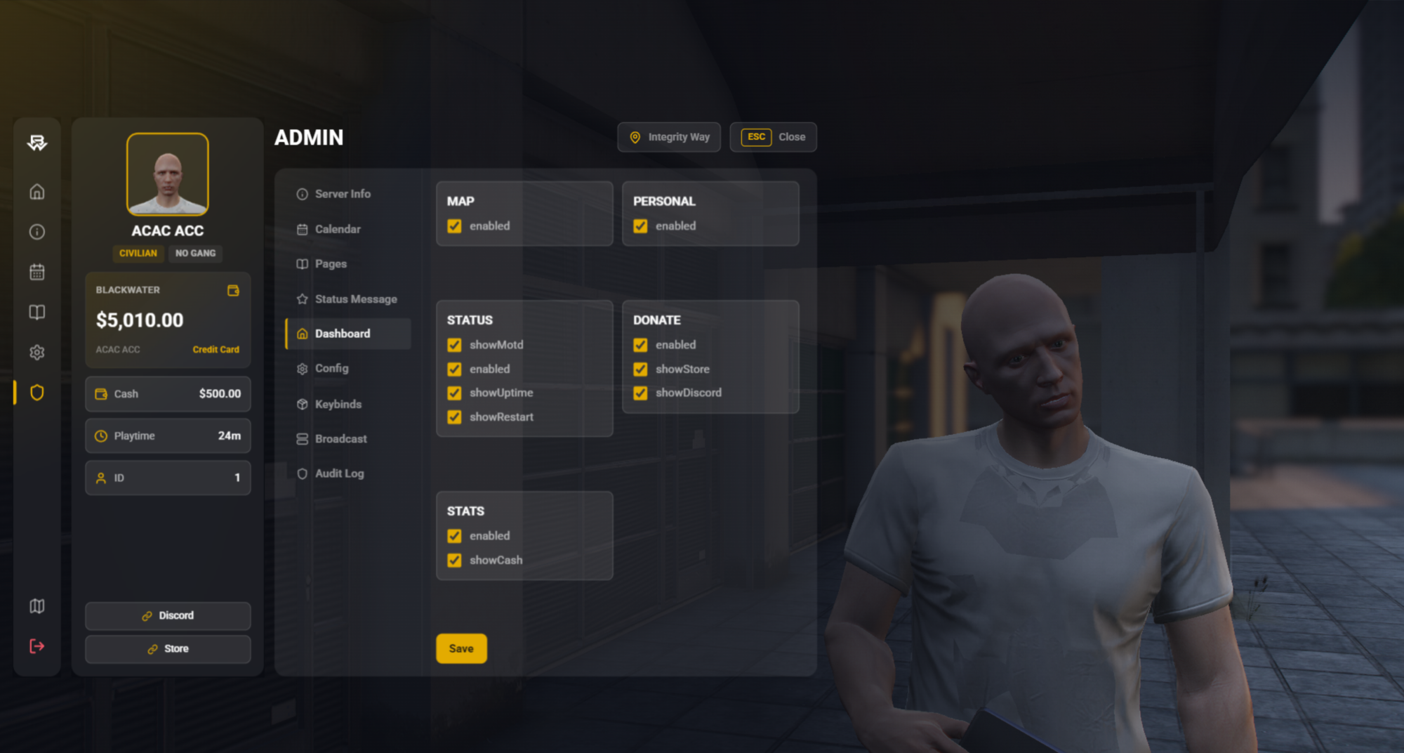 FiveM Pause Menu [QB/QBox/ESX]
