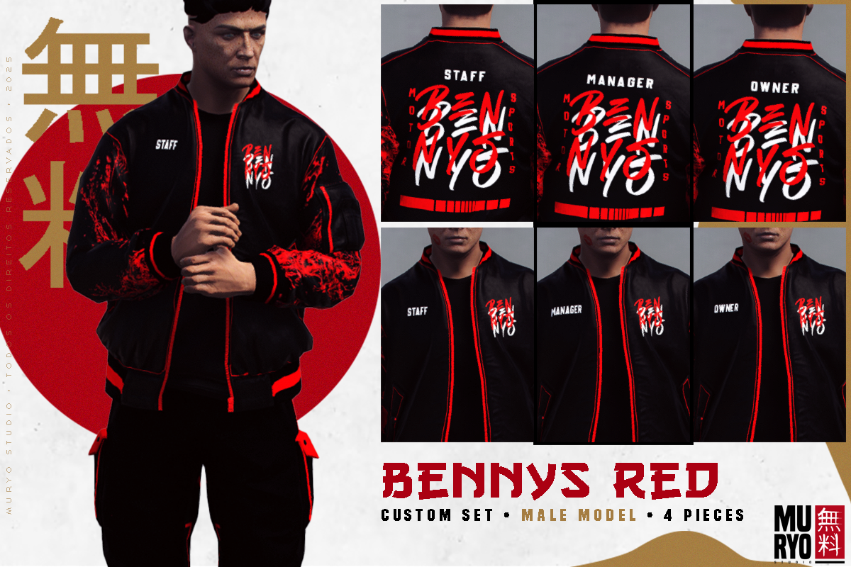 Bennys RED Outfit Pack