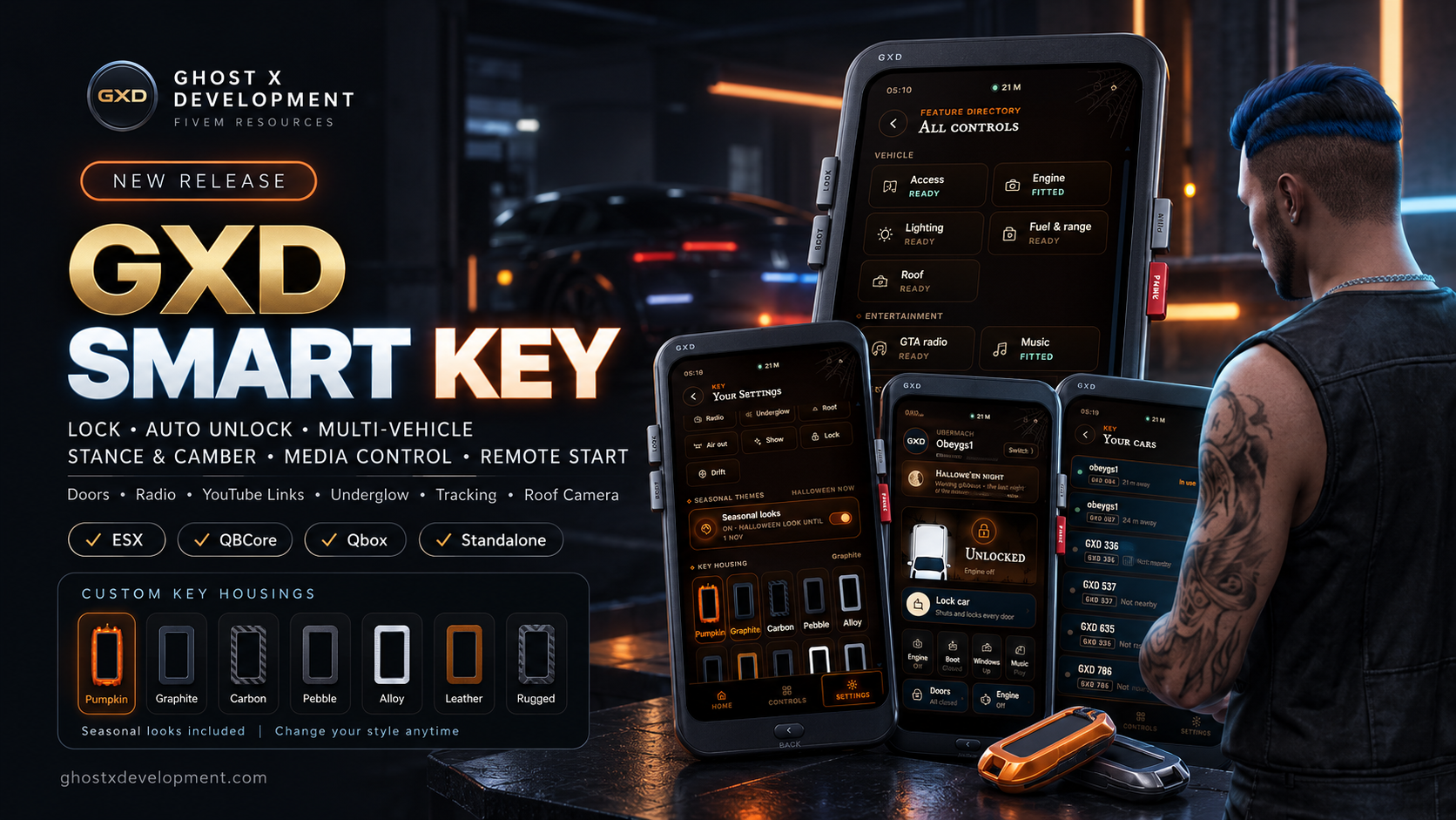GXD Smart Key - Comes with Installable Parts — FiveM Script