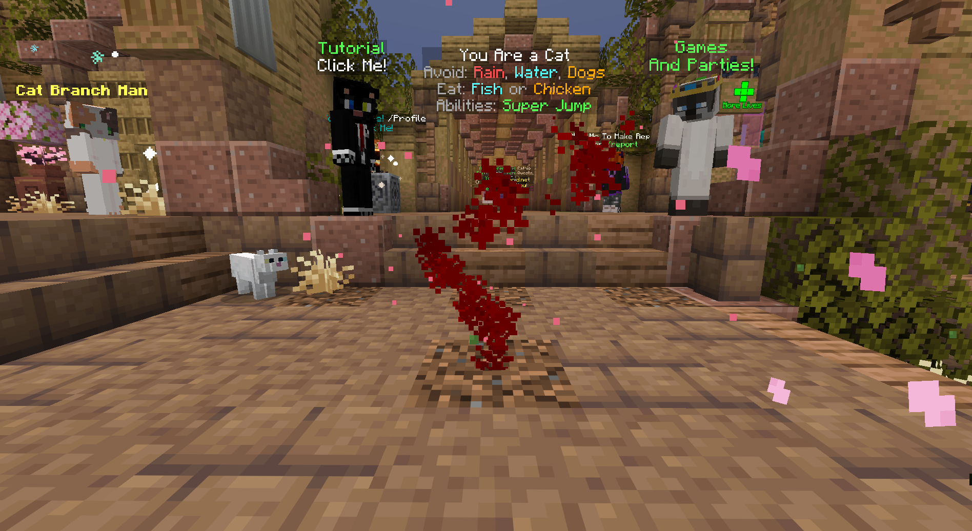 Vampire Particles — cosmetic Particles item on the NovaVoid Cat Civilization Minecraft server
