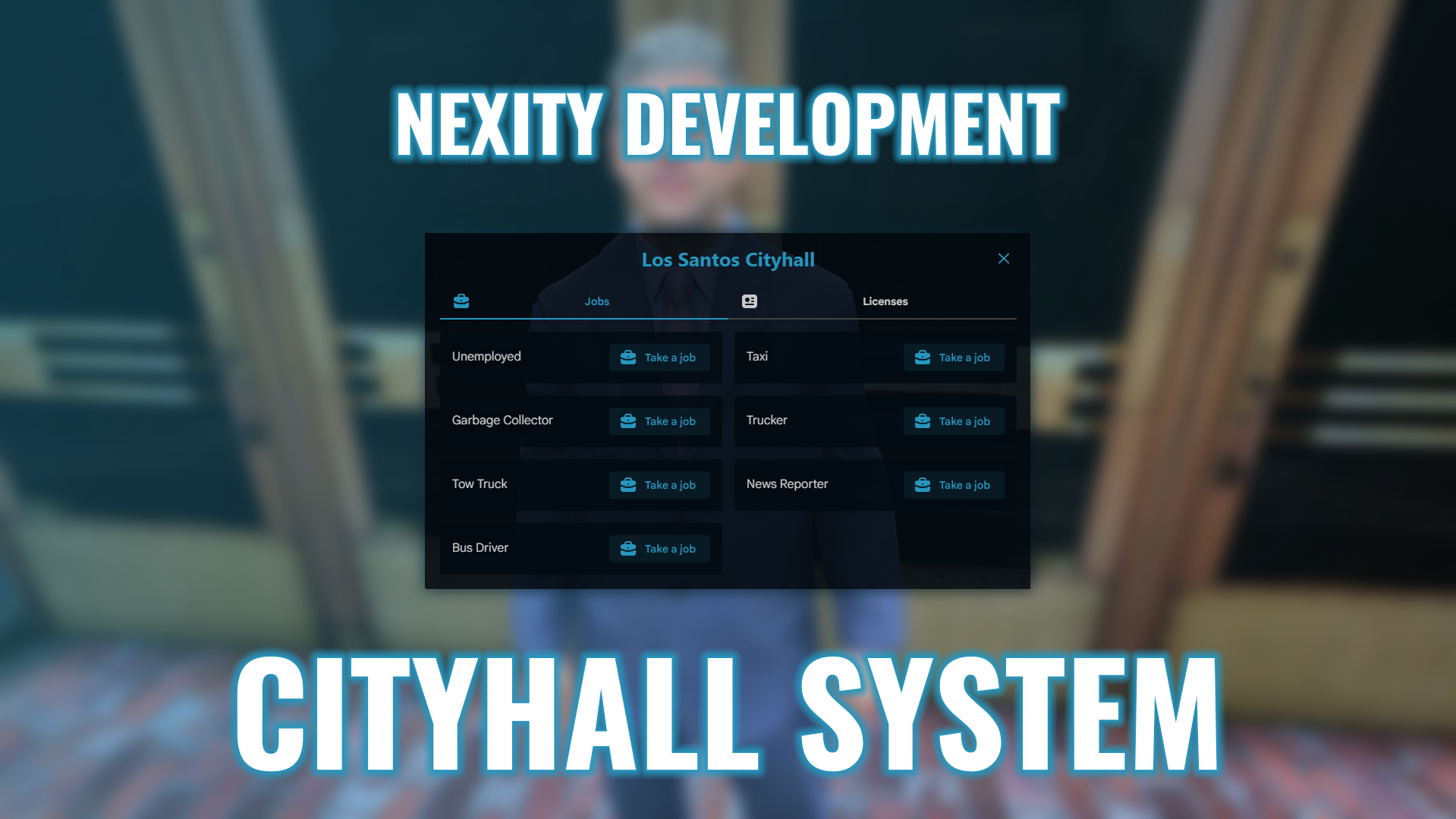 [QB/QBX] Simple Cityhall System
