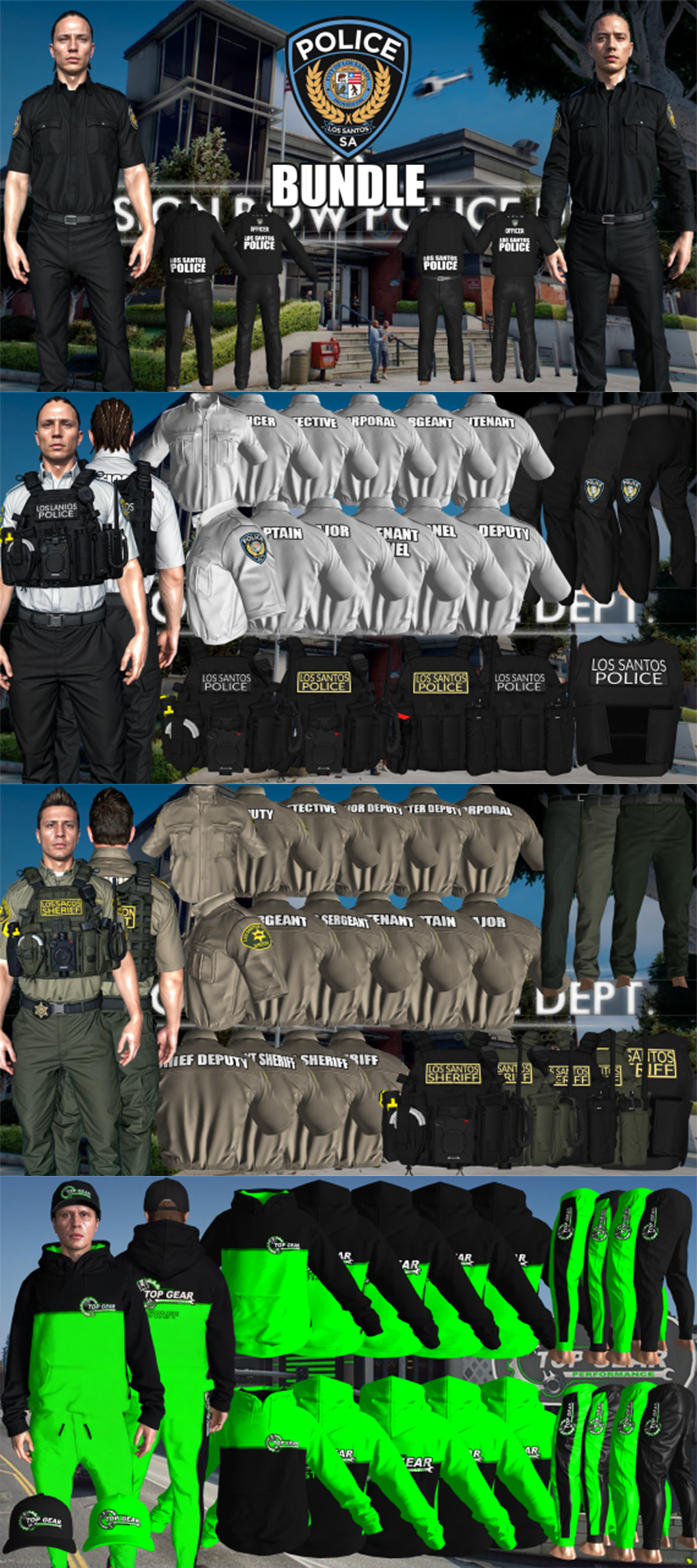 LSPD + LSSD + Top Gear Bundle