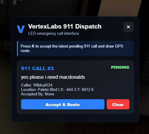 VertexLabs-911-system
