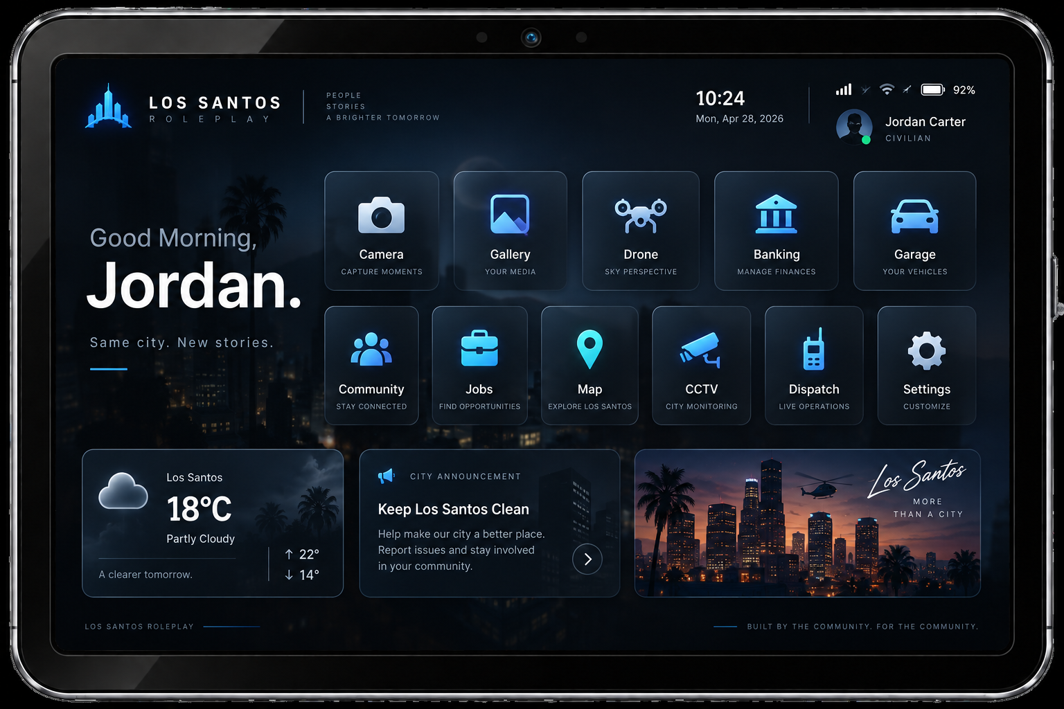 RS Tablet — Advanced Roleplay Tablet System
