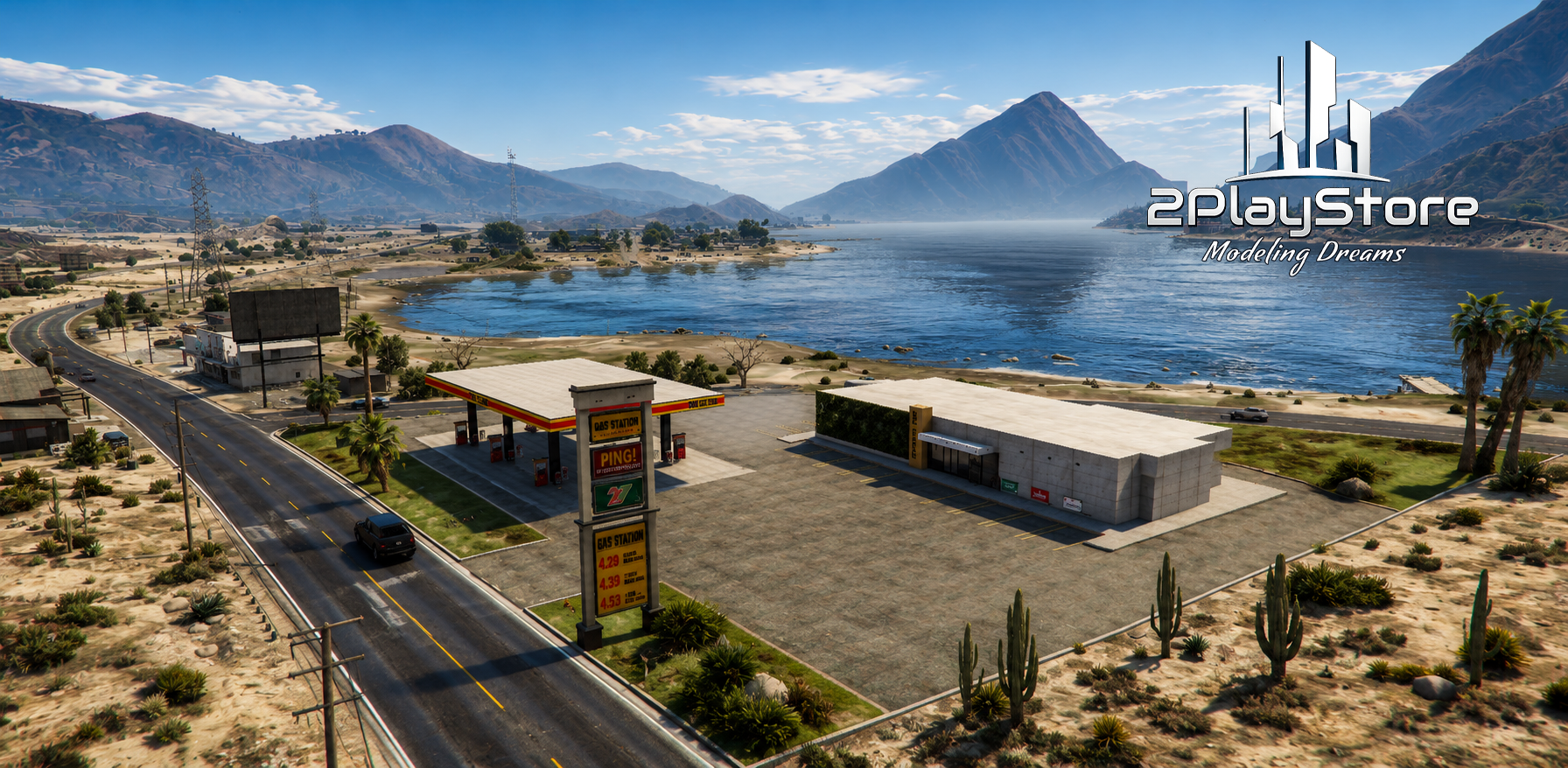 GasStation – Optimized & Realistic Map