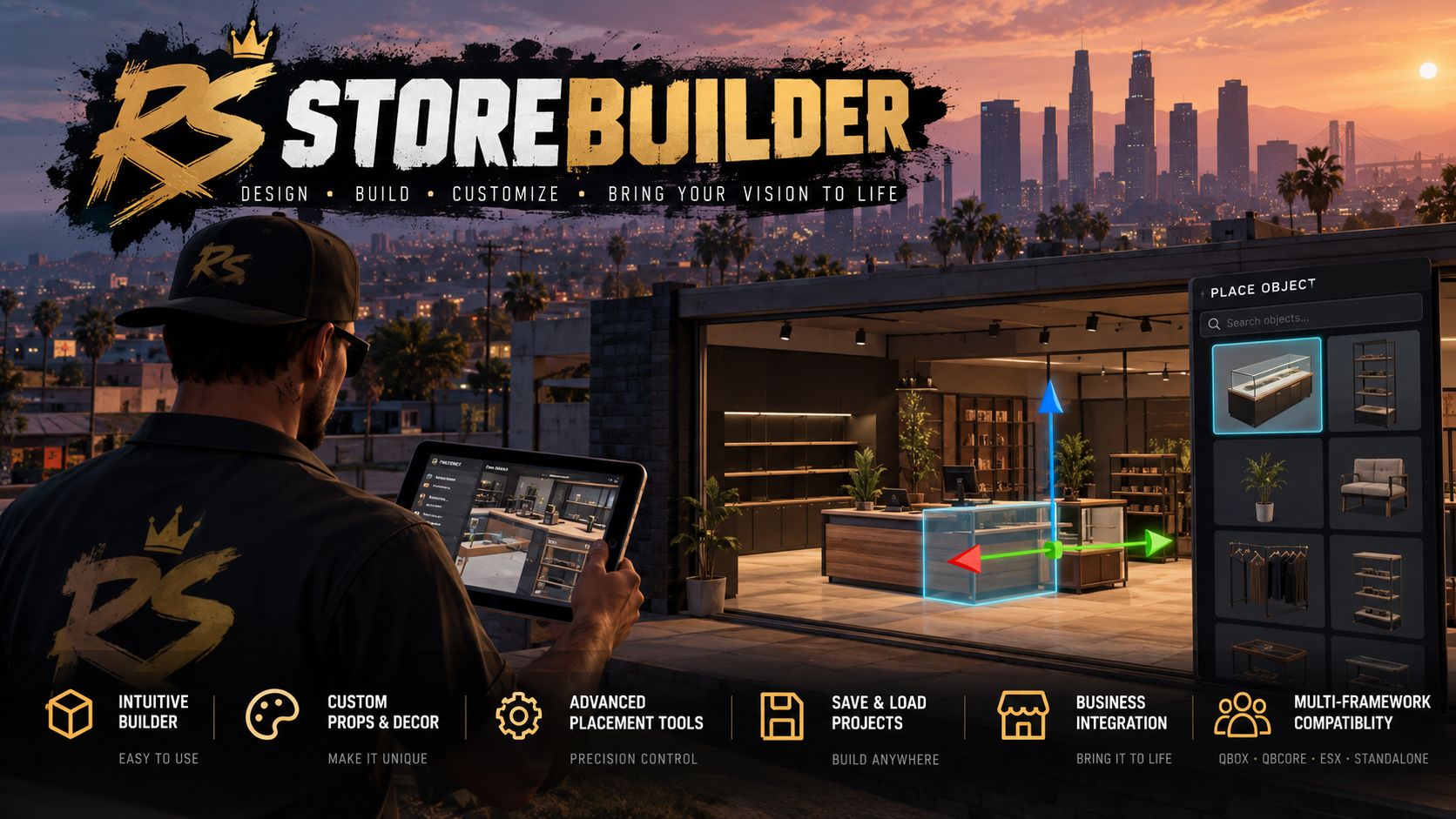 rs-storebuilder | Build Shops | Control Inventory | Payroll | Scene and World Builder