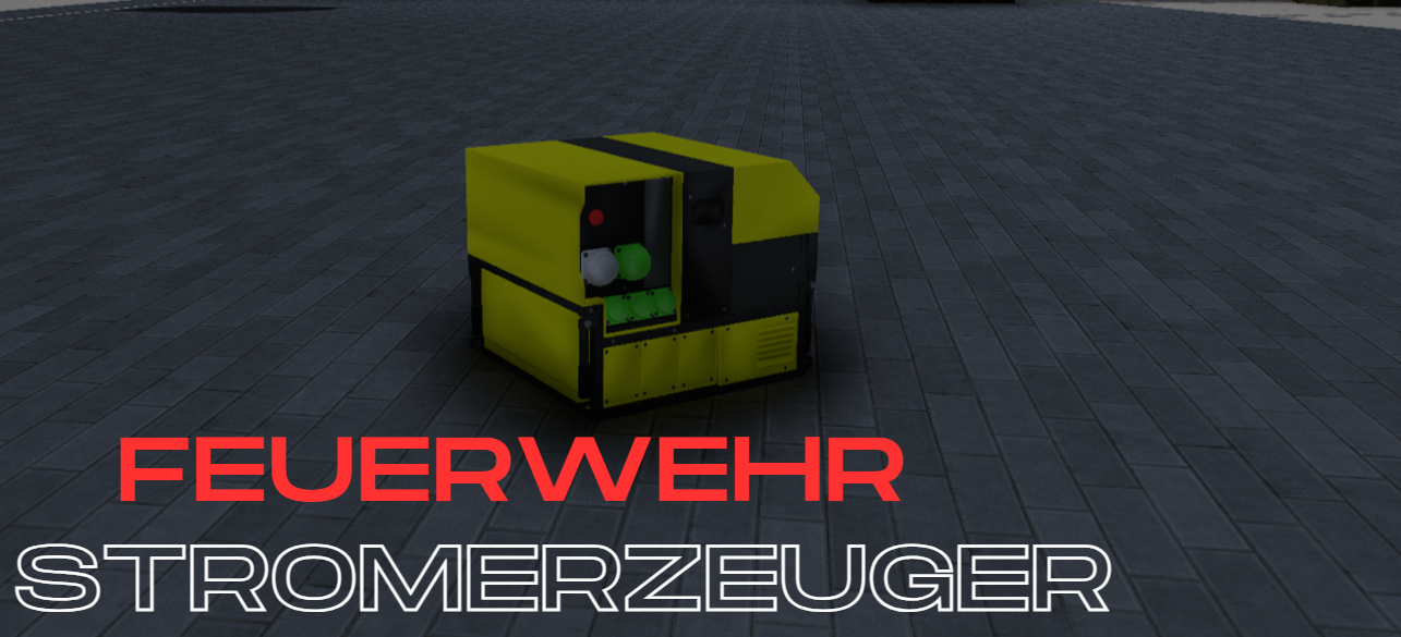 Stromerzeuger Feuerwehr Prop