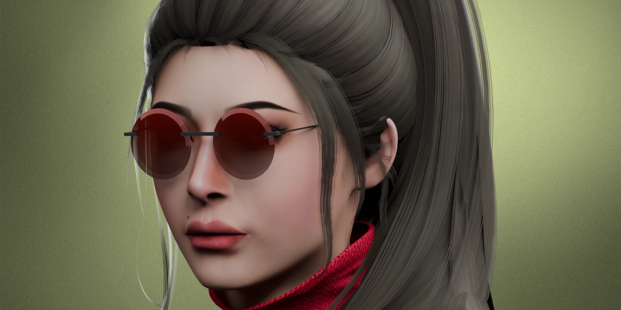 Rimless Round Glasses (MP FM)