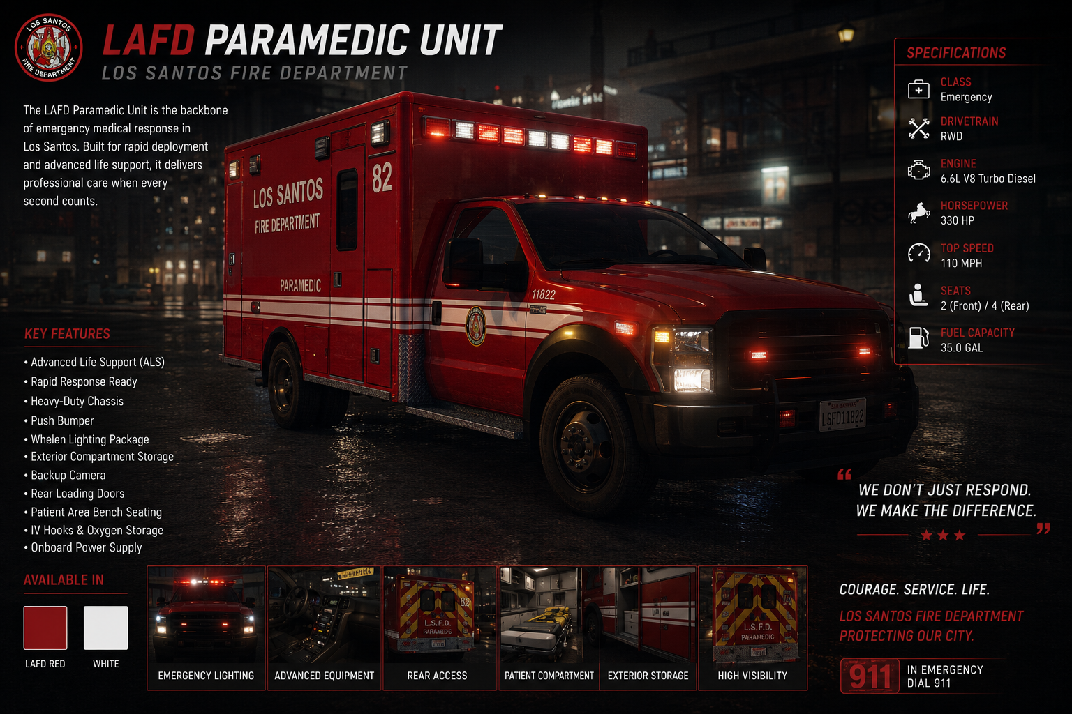 FD - 2016 Bravado Ambulance