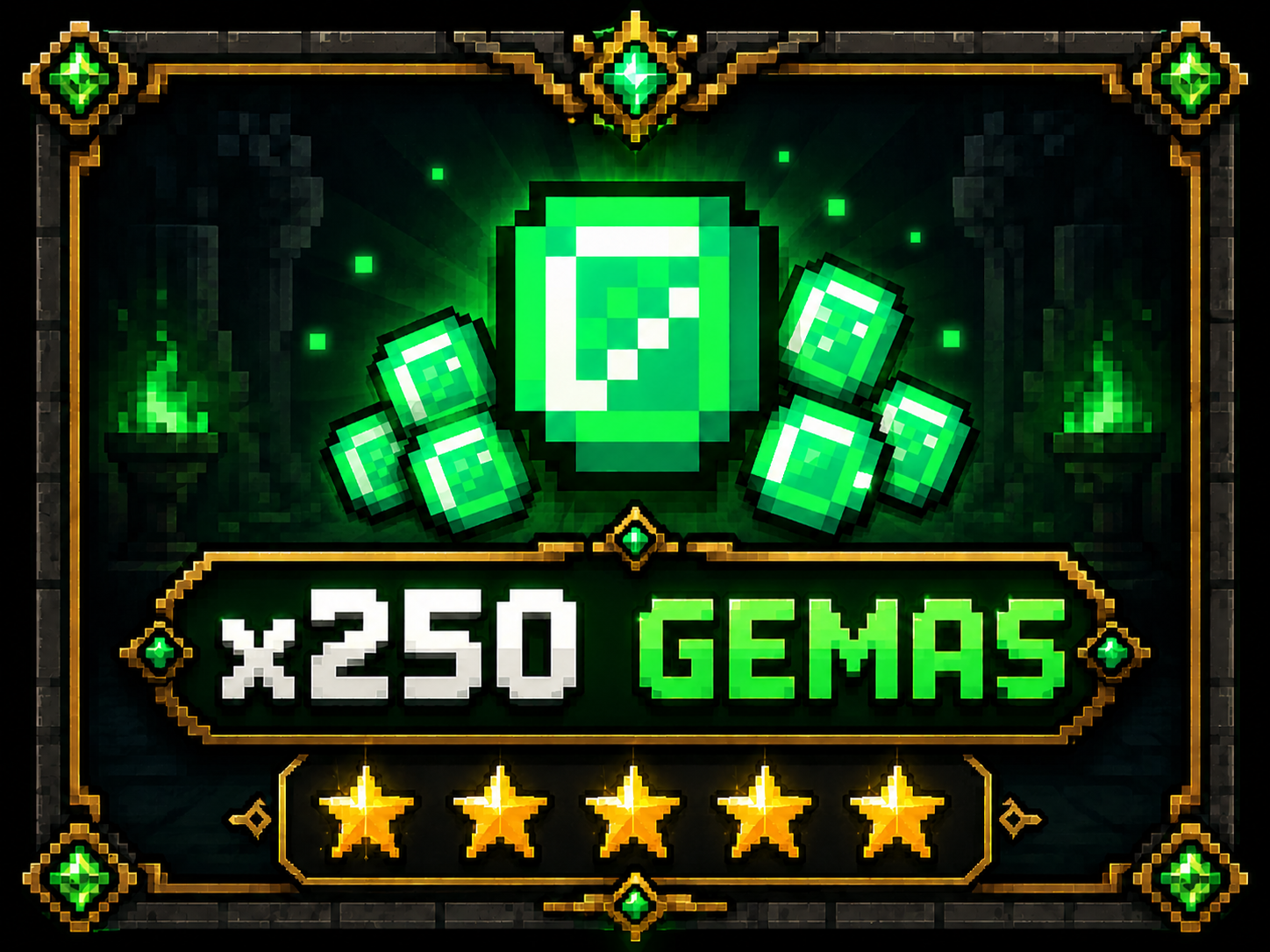 Paquete x250 Gemas